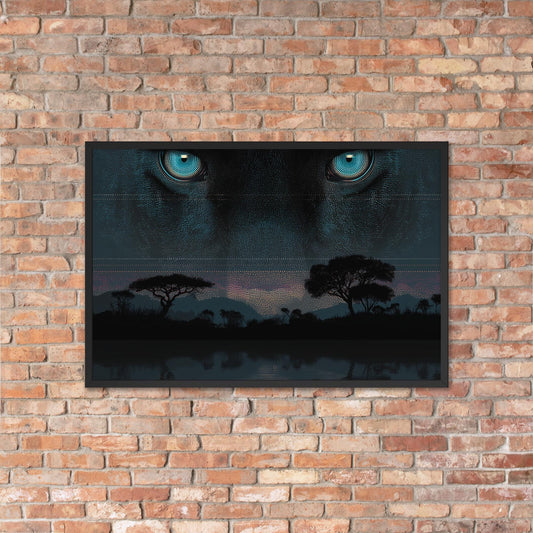 No Wahala Framed Wall Art: African Landscape