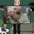 Vida Loca Framed Poster: Surrealist Sci-Fi Art Print